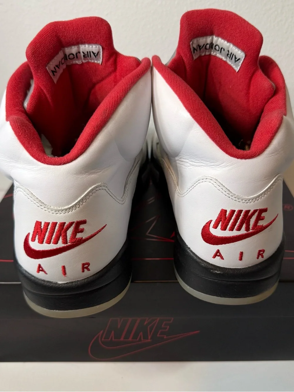 Air Jordan 5 Retro Fire Red Silver Tongue 2020 DA1911-102 Men’s Size 13